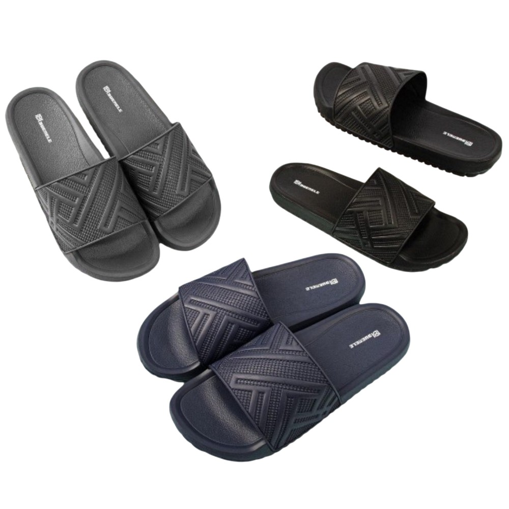 due-mele-textured-rubber-sliders-men