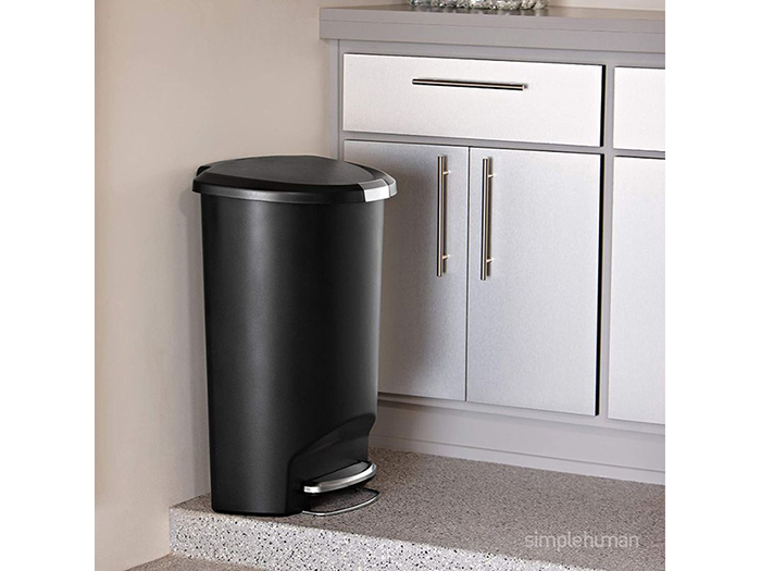 simplehuman-semi-round-plastic-waste-pedal-bin-black-50l