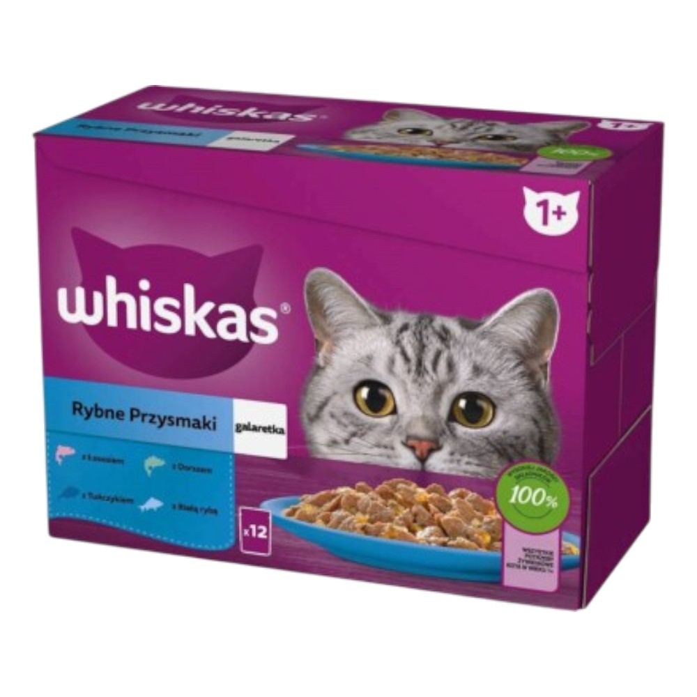 whiskas-cat-wet-food-age-1-fish-selection-12-x-85-g