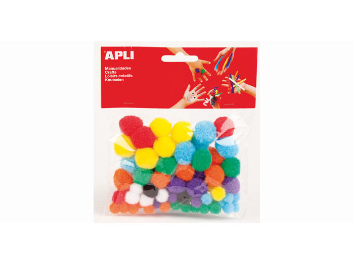 apli-pom-pom-balls-pack-of-78-pieces