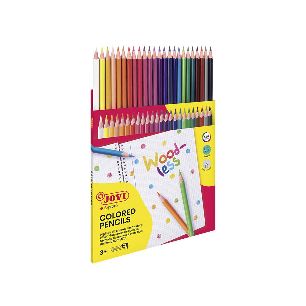 jovi-woodless-pencil-colours-pack-of-24-pieces