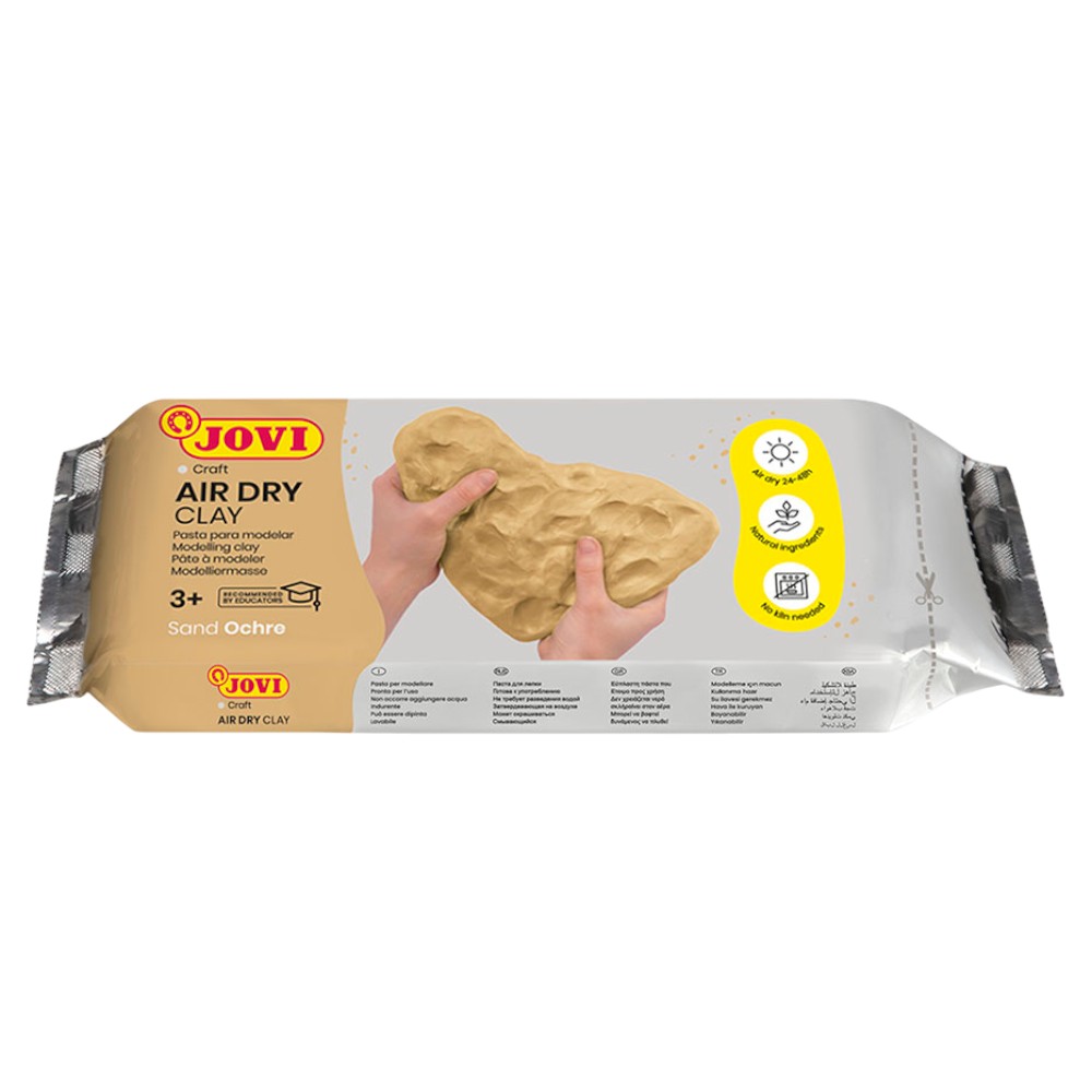 jovi-air-drying-modeling-clay-sand-ochre-1000g