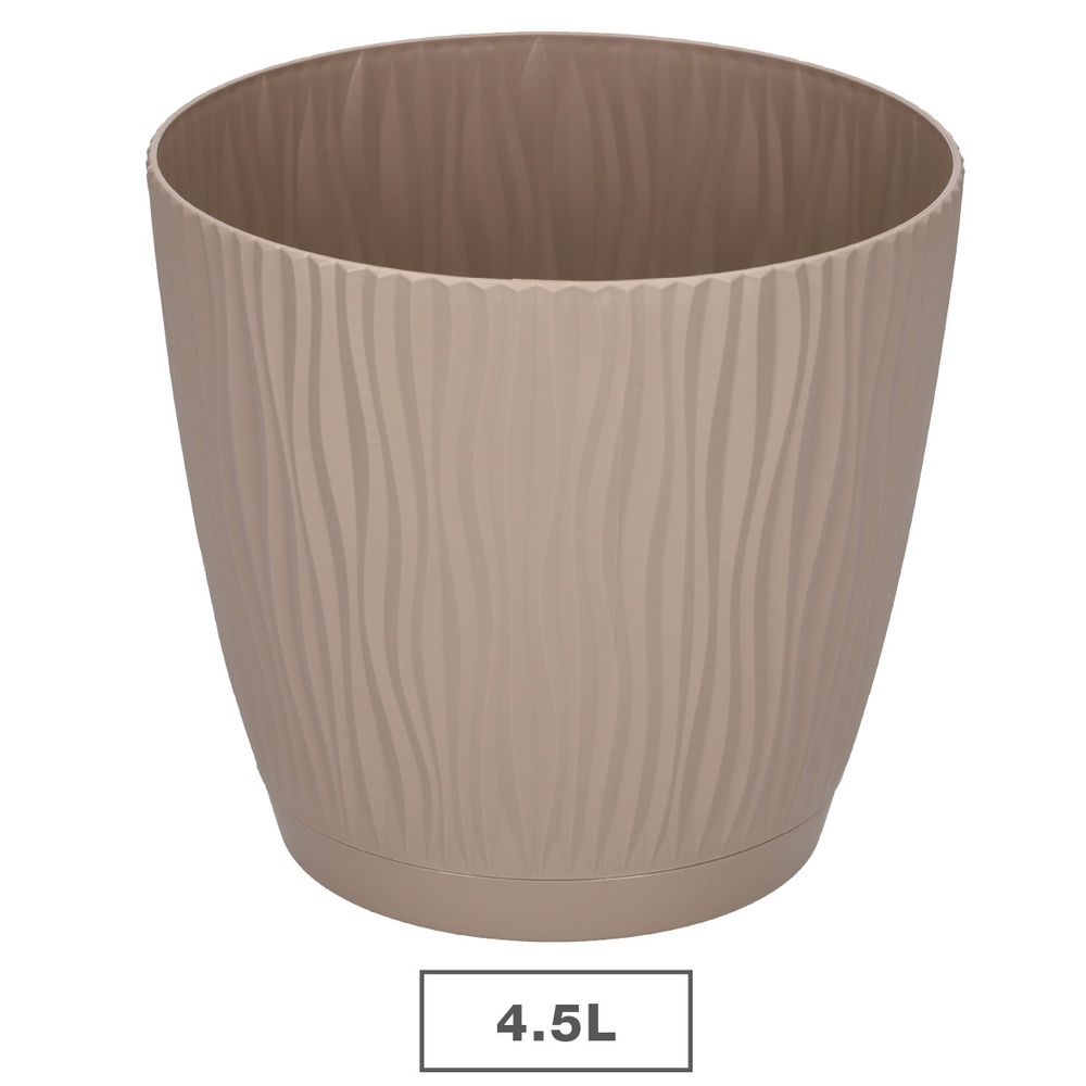 plastic-oasis-pot-with-integrated-saucer-24cm-beige