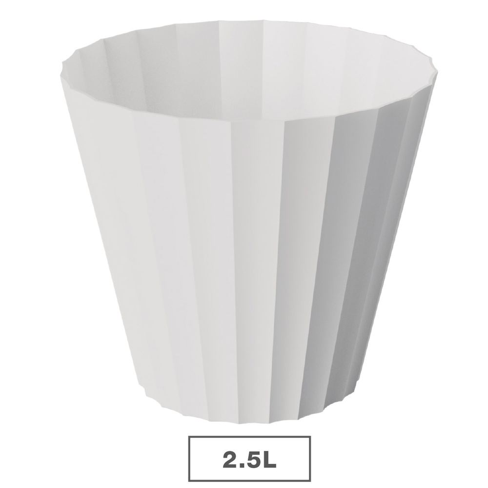 plastic-doric-pot-18cm-white