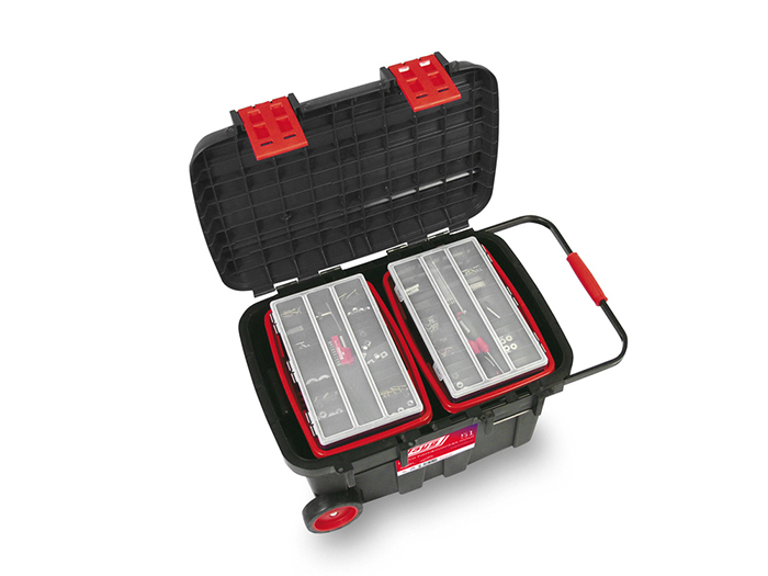 tayg-plastic-tool-storage-box-trolley-with-2-trays-2-organizers-black-77-5cm-x-49-3cm