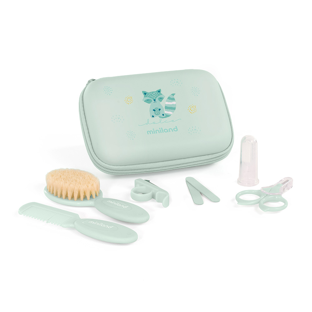 miniland-baby-grooming-kit-mint-green
