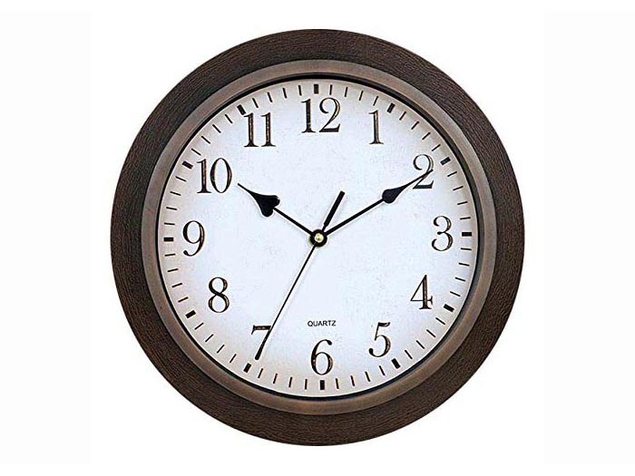 vintage-style-wall-clock-brown-29-cm