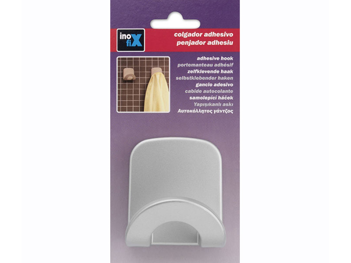 inofix-chrome-matt-adhesive-hook-2kg