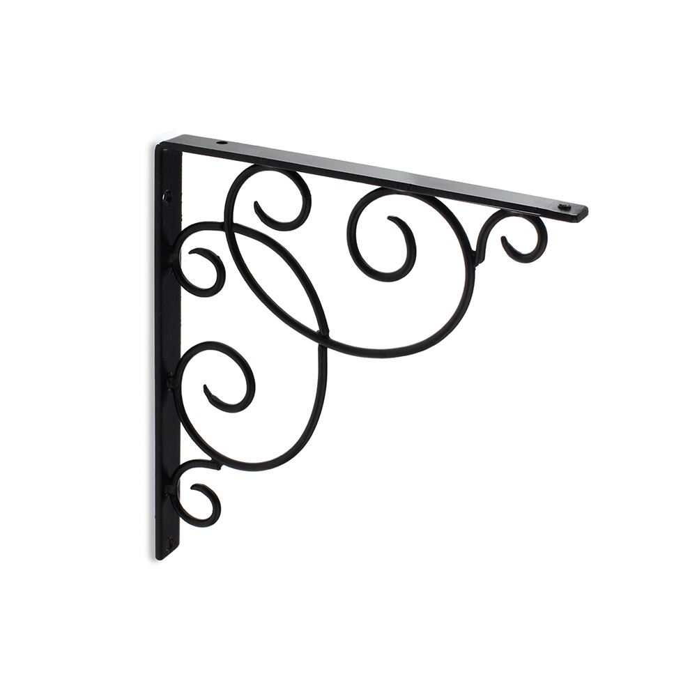 swirls-forged-steel-bracket-black-25cm