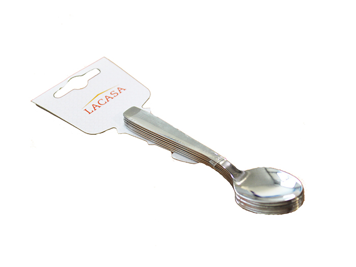 la-casa-inox-small-teaspoon-set-of-6-pieces-stainless-steel