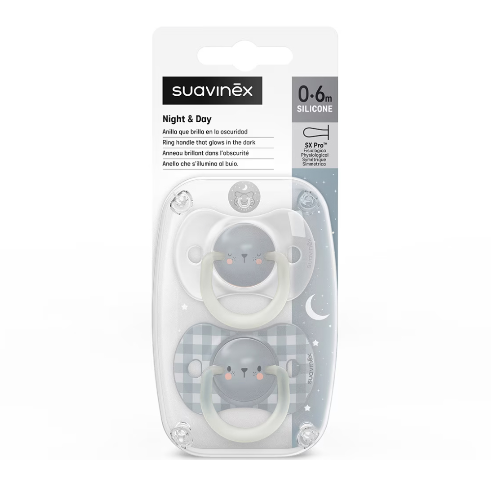 suavinex-sx-pro-night-day-pacifiers-pack-of-2-pieces-0-6m-bear