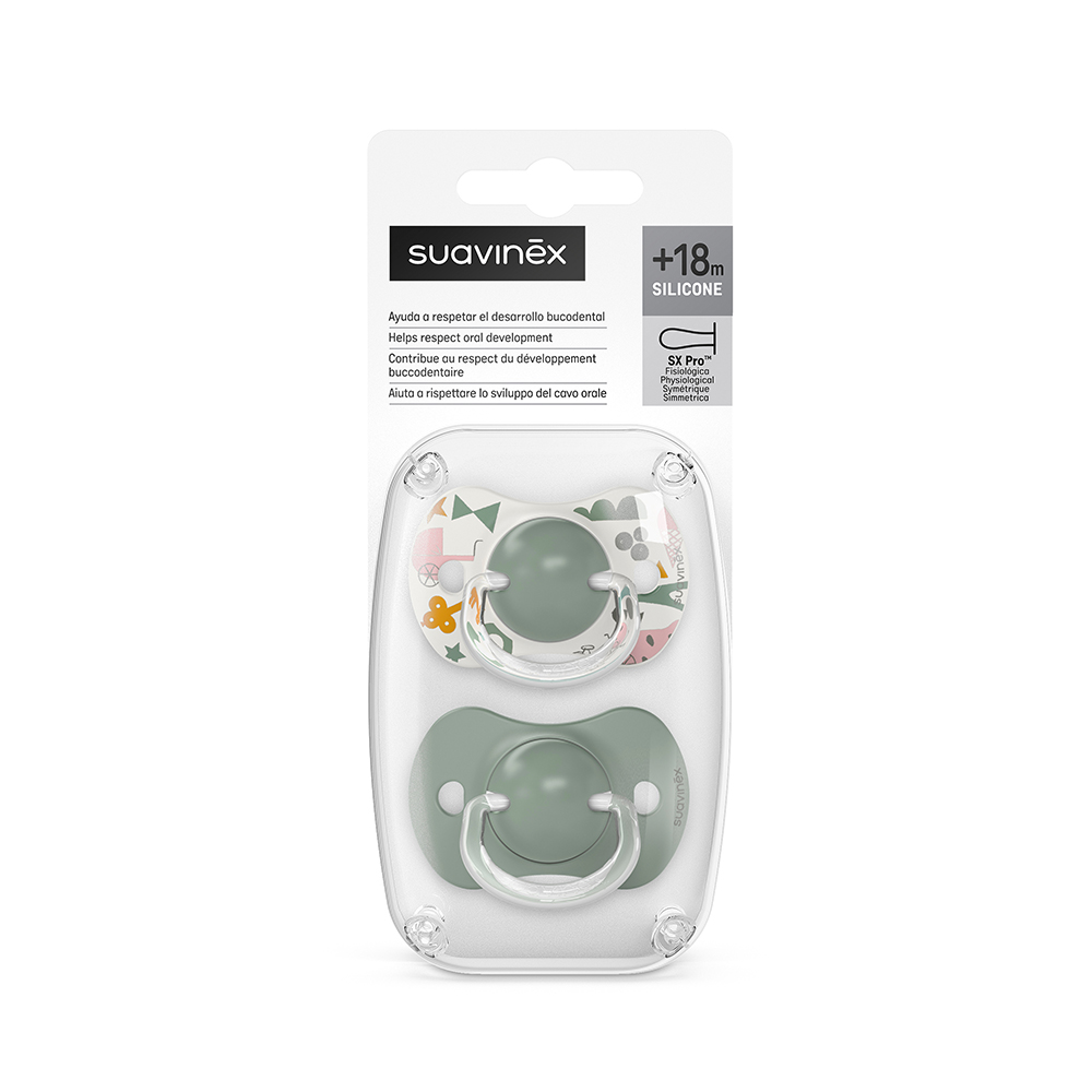 suavinex-walk-in-the-park-physiological-baby-soothers-pack-of-2-pieces-18-months-green