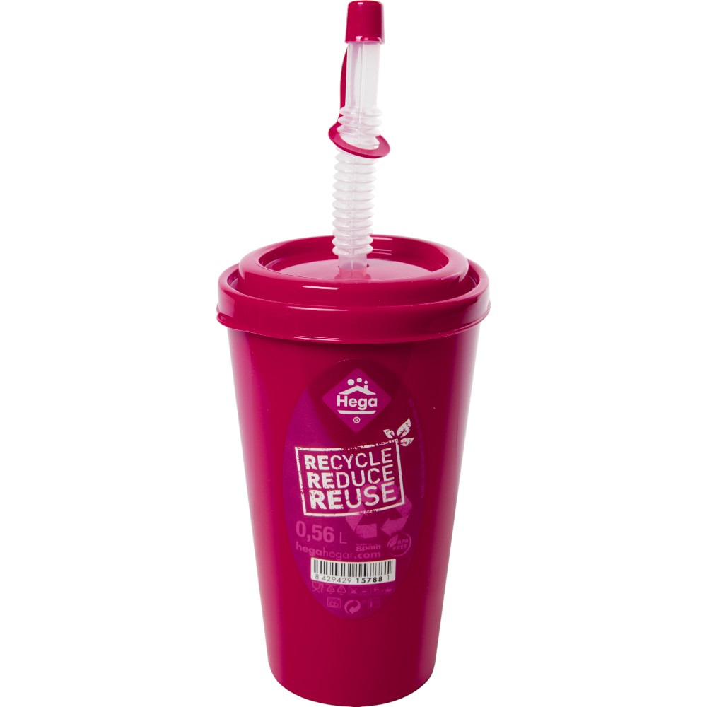 hega-viena-plastic-cup-with-lid-and-straw-560-ml-in-3-assorted-colors