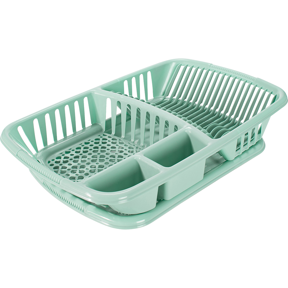 bali-plastic-dish-drainer-plate-rack-with-tray-52cm-3-assorted-colours
