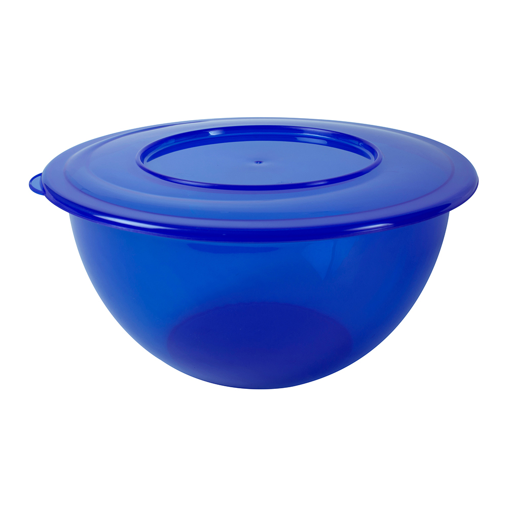 hega-capri-plastic-salad-bowl-with-lid-5l-4-assorted-colours
