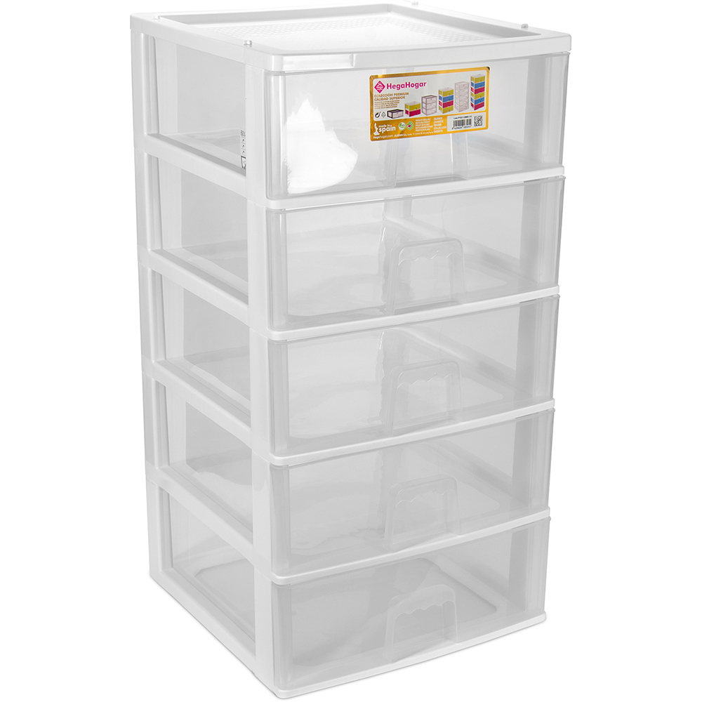 eiffel-plastic-storage-unit-with-5-drawers-transparent-white