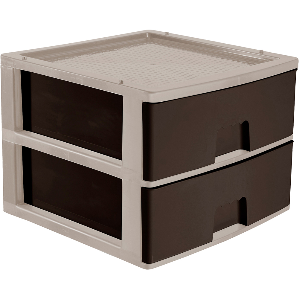 eiffel-plastic-storage-unit-with-2-drawers-brown-white