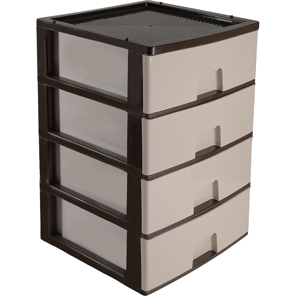 eiffel-plastic-storage-unit-with-4-drawers-beige-grey