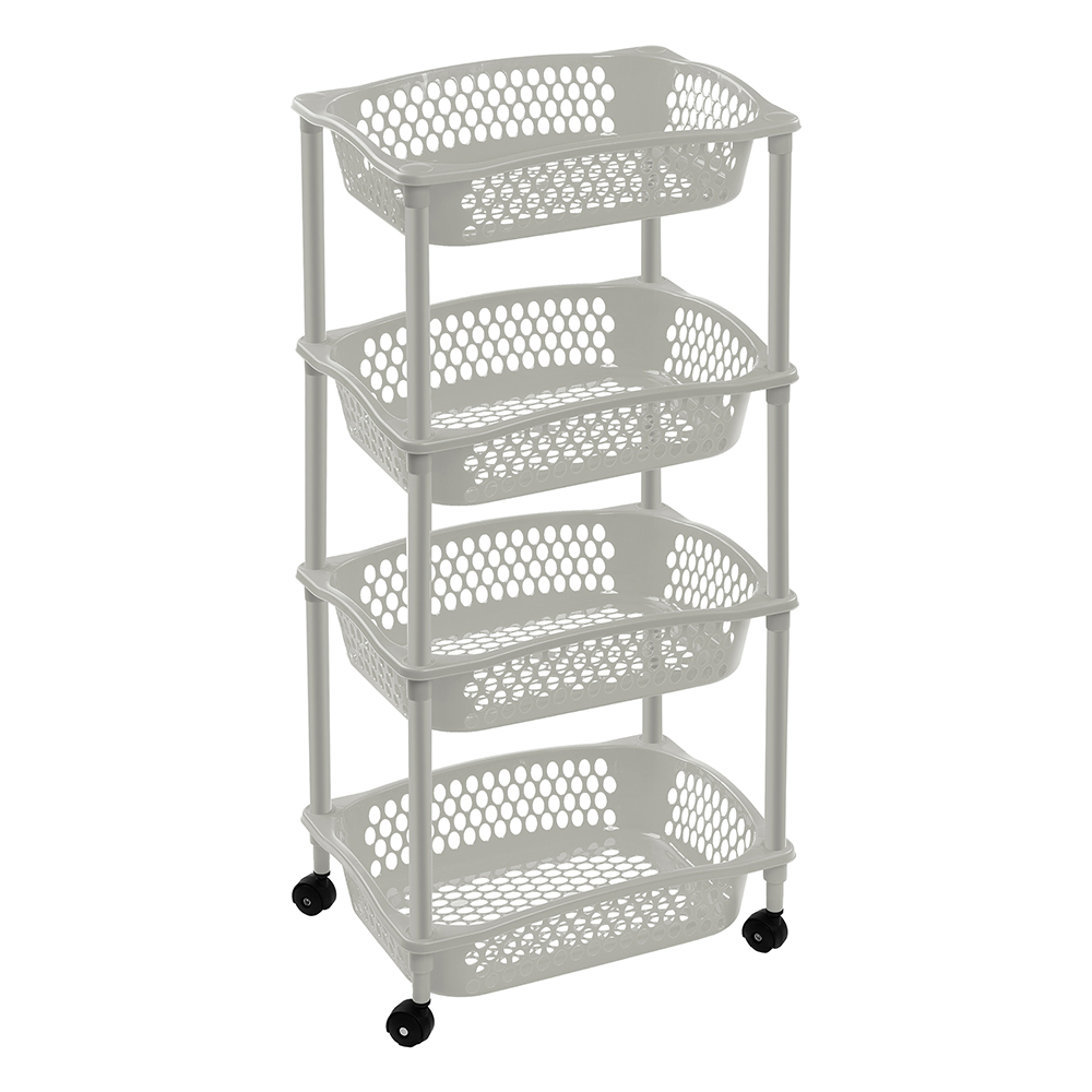 cibeles-plastic-4-tier-vegetable-trolley-light-grey