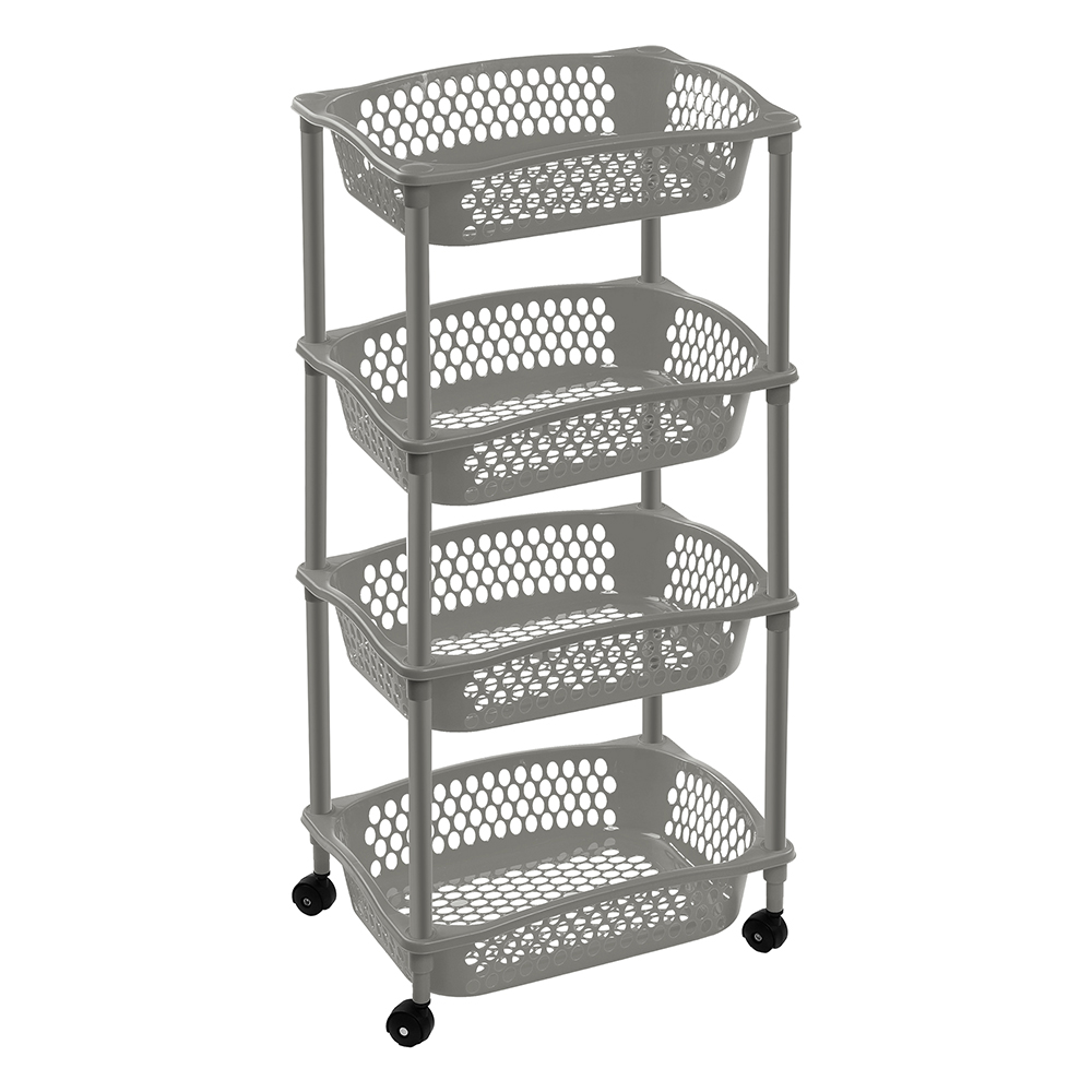 cibeles-plastic-4-tier-vegetable-trolley-grey