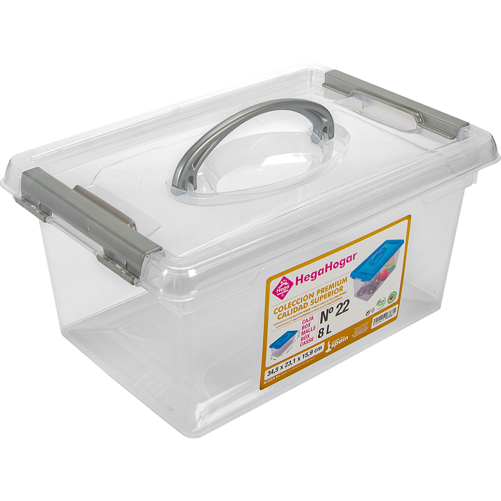 new-box-no-22-storage-box-with-clipping-lid-handle-8l