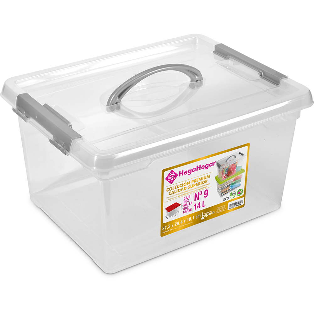new-box-no-9-storage-box-with-clipping-lid-handle-14l-