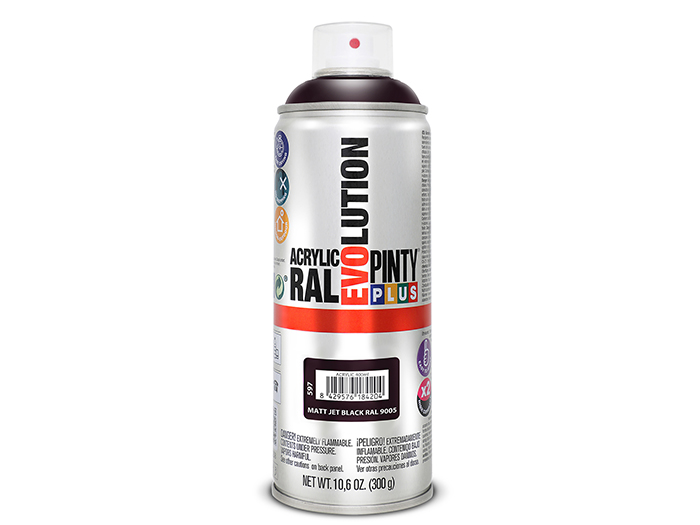 pinty-plus-evolution-matt-spray-400-ml-black