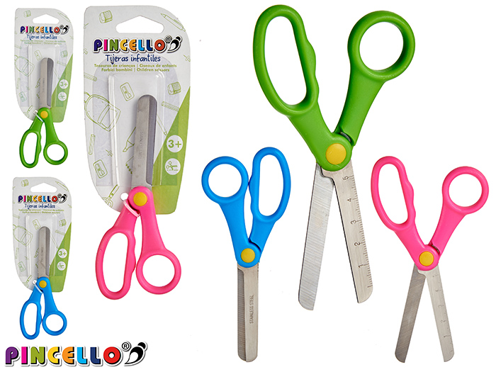 pincello-scissors-for-children-3-3-assorted-colours