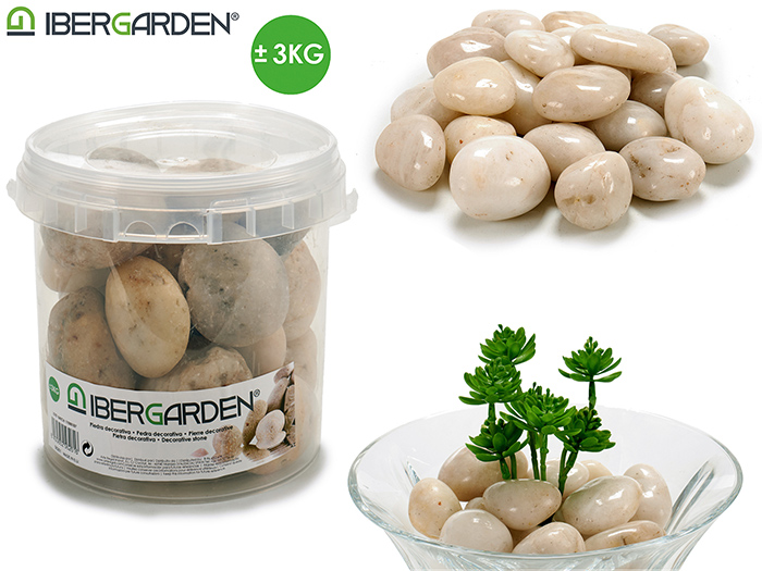 ibergarden-decorative-large-stone-pebbles-bucket-beige-3kg