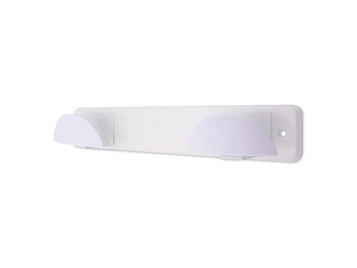 gsc-stainless-steel-plastic-double-wall-hanger-white