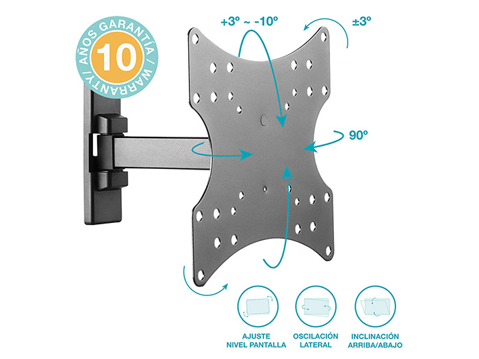 gsc-swivel-arm-tv-wall-mount-bracket-for-tvs-23-42-inches