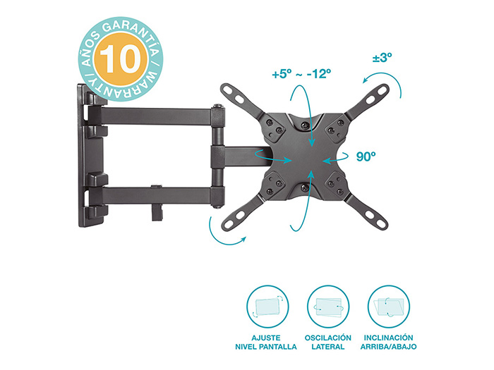 gsc-swivel-double-arm-wall-mounted-bracket-for-tvs-13-42-inches