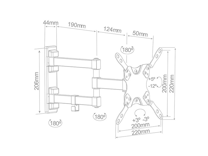 gsc-swivel-double-arm-wall-mounted-bracket-for-tvs-13-42-inches