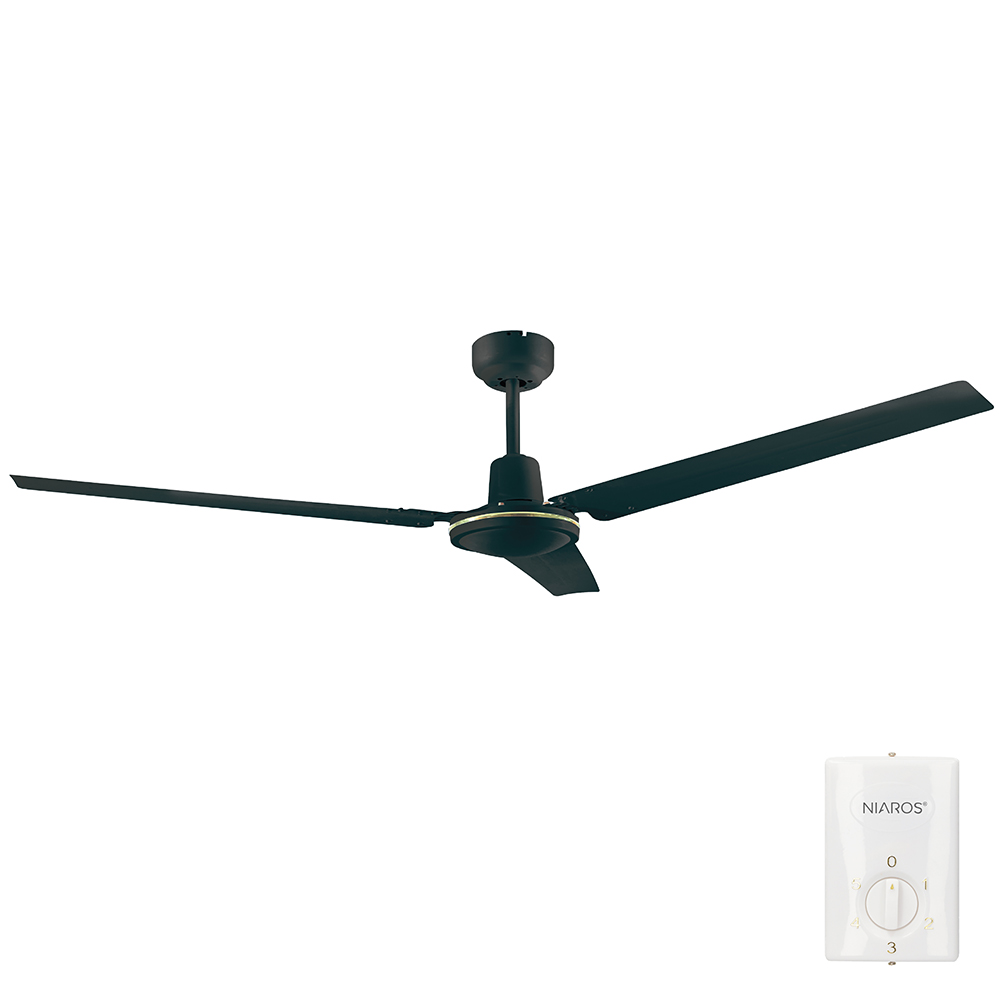saltok-3-blades-ceiling-fan-with-remote-control-black-142cm