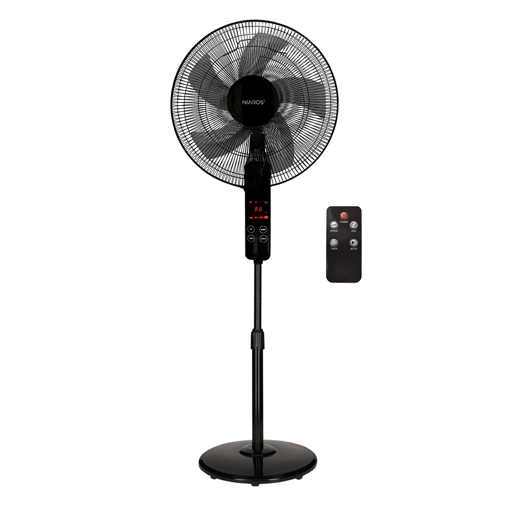 tehri-standing-fan-with-control-timer-43cm-30w-black-uk-plug