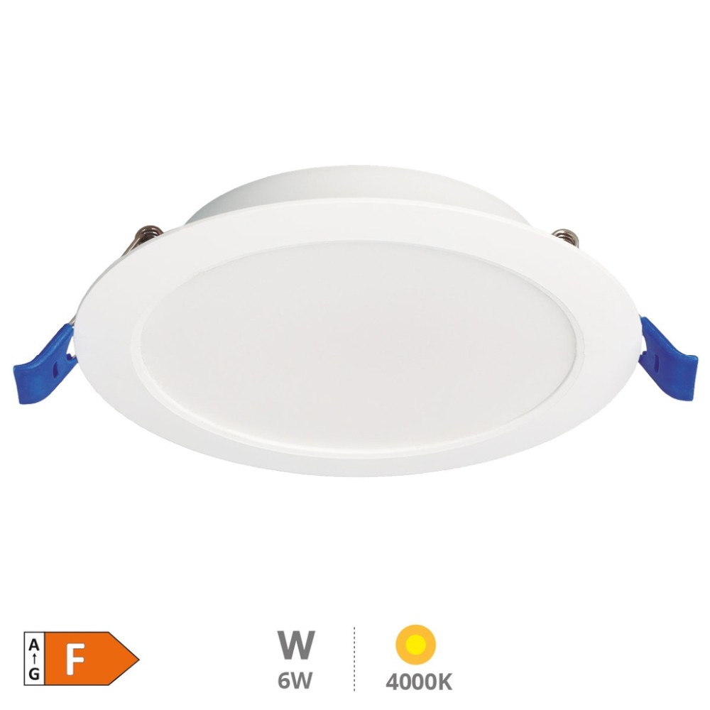 belur-round-recessed-downlight-6w-4000k-white