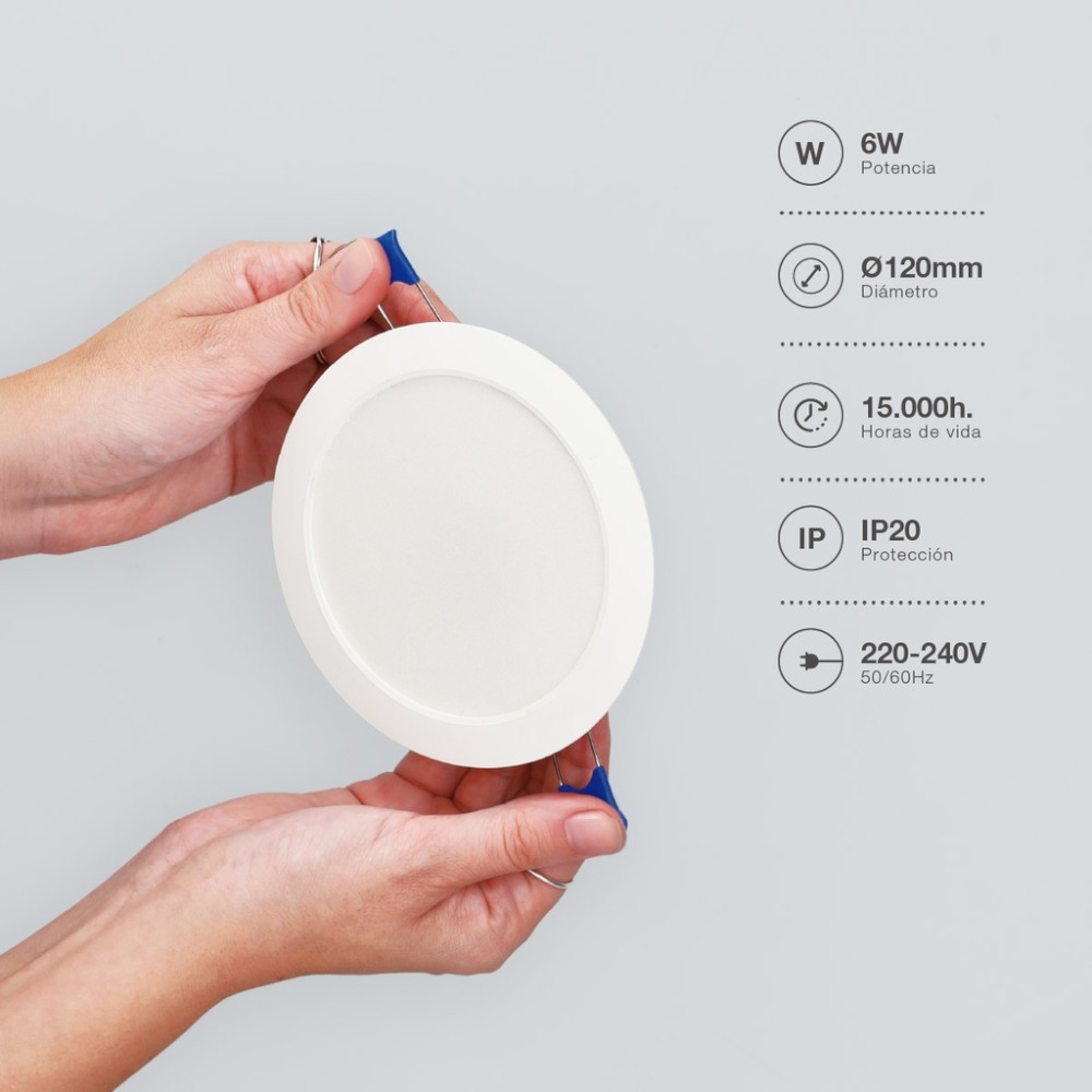 belur-round-recessed-downlight-6w-4000k-white