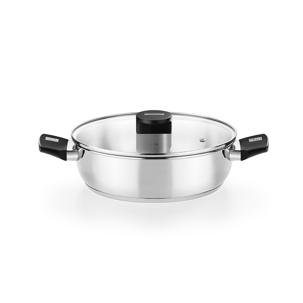 monix-elite-stainless-steel-casserole-with-glass-lid-22cm