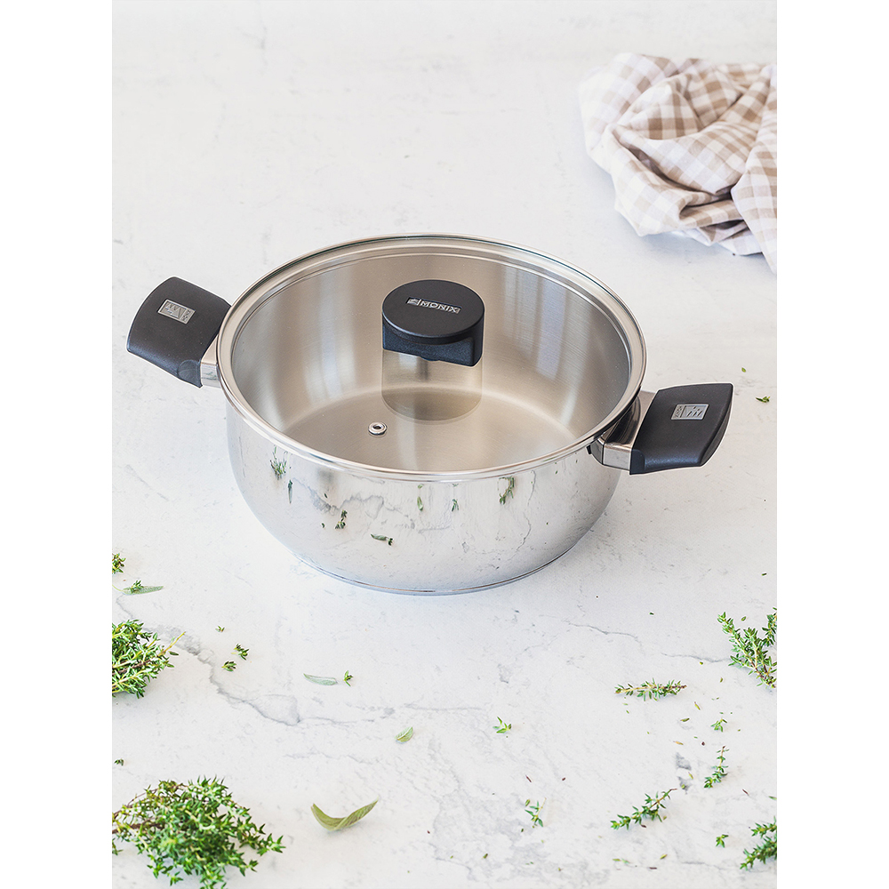 monix-elite-stainless-steel-casserole-with-glass-lid-30cm