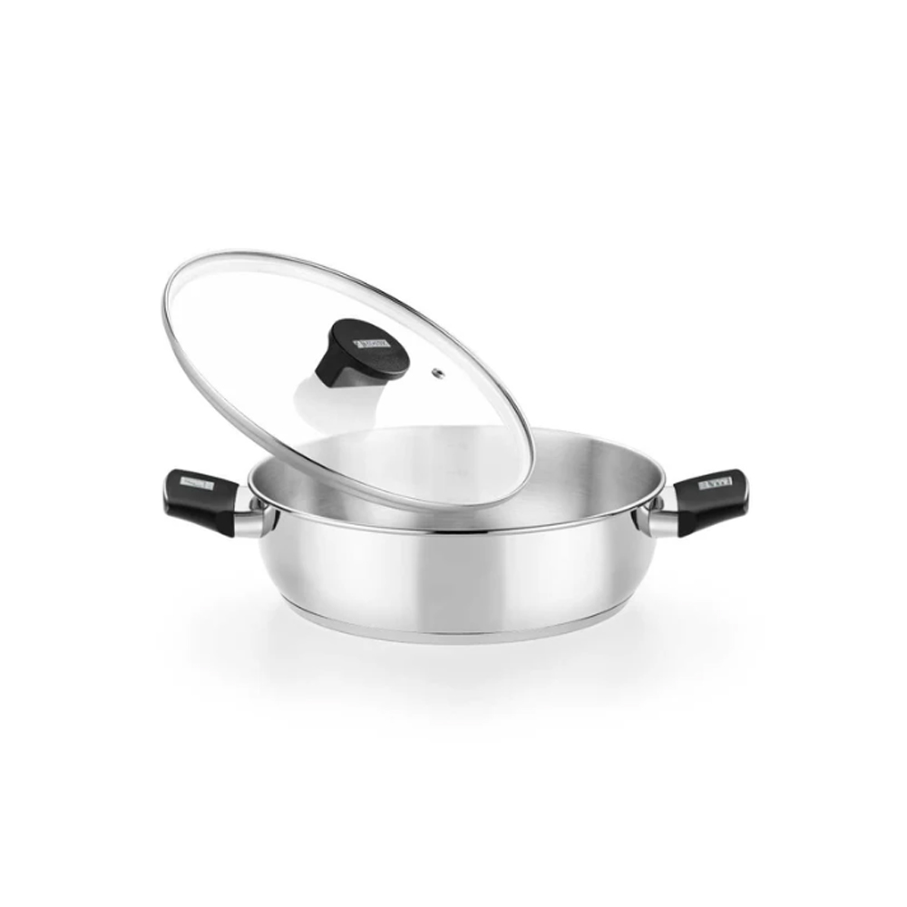 monix-elite-stainless-steel-roasting-pan-with-glass-lid-26cm