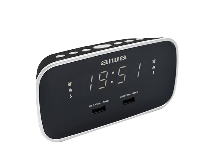 aiwa-cru-19bk-alarm-clock-with-radio-white-and-black
