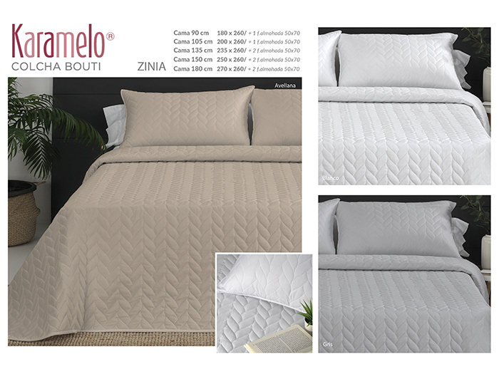 karamelo-zinia-bed-spread-beige-180cm-x-260cm