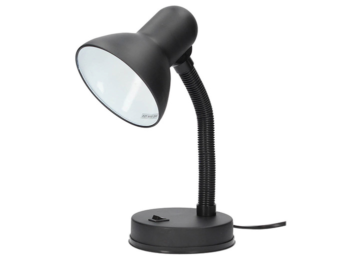 Flexible Clip-On LED Light Gooseneck USB Charging Eye-Caring Warm Light Sand Black