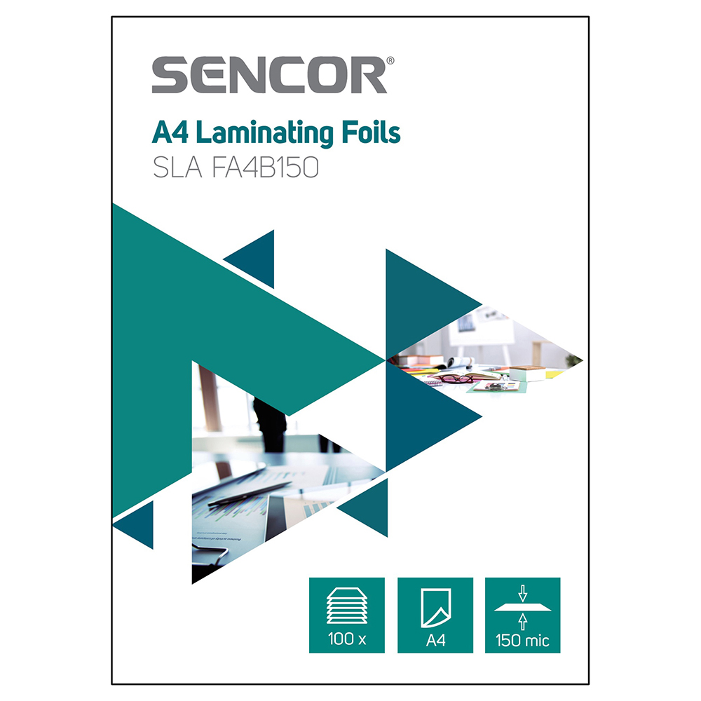 sencor-laminating-foil-a4-150mc-100-pieces
