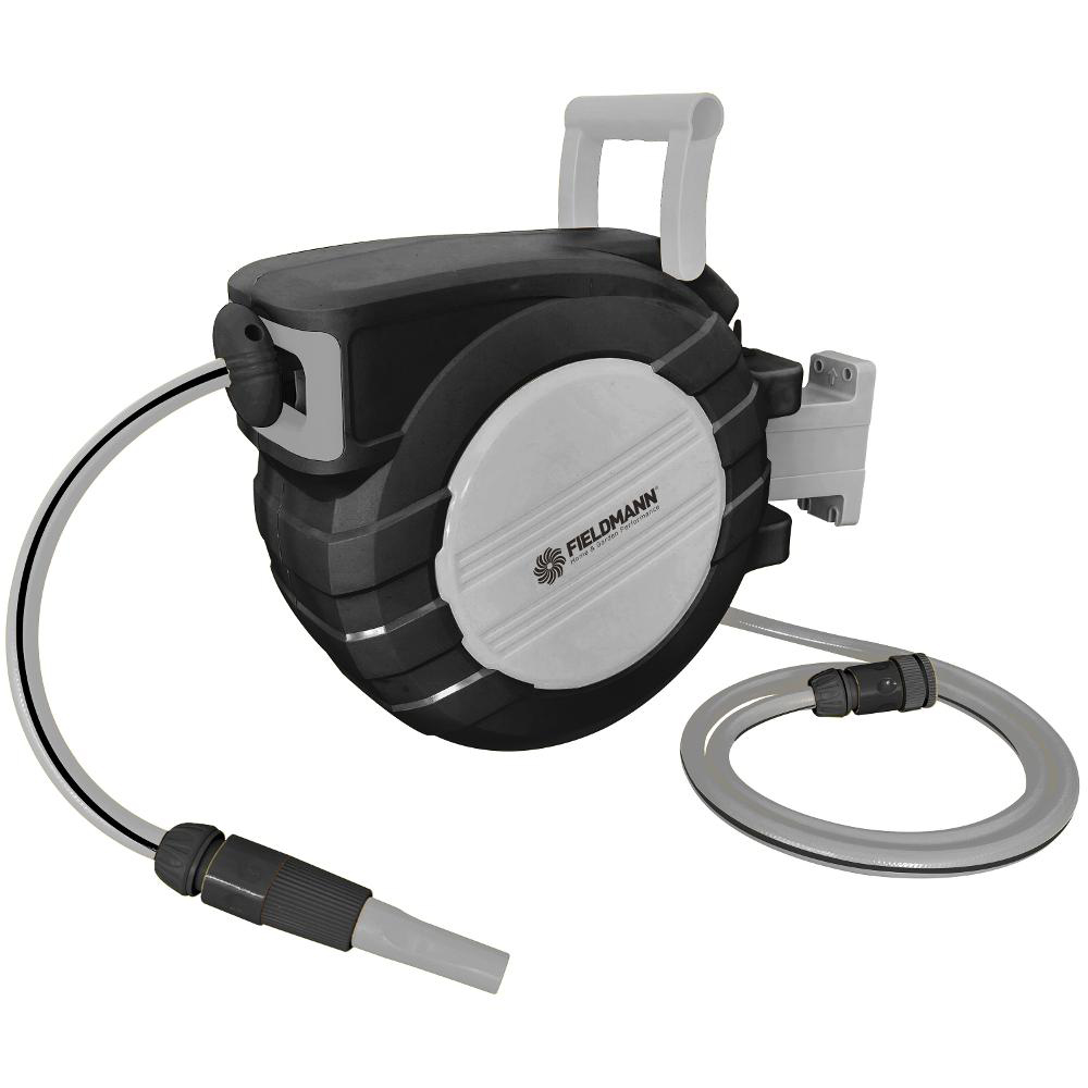 fieldmann-automatic-garden-30m-hose-reel-12-3-layer-meshed-pvc-pipe-fzh-1235