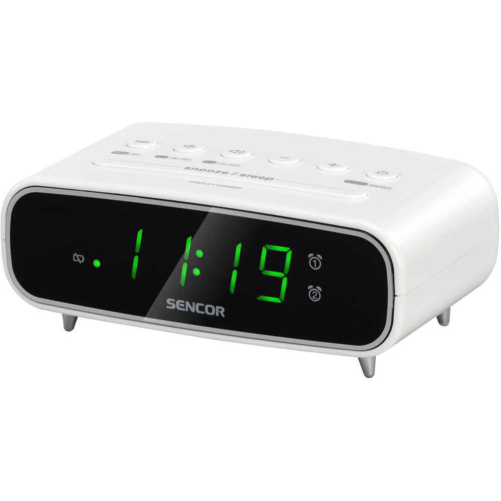 sencor-2600-radio-alarm-clock-white