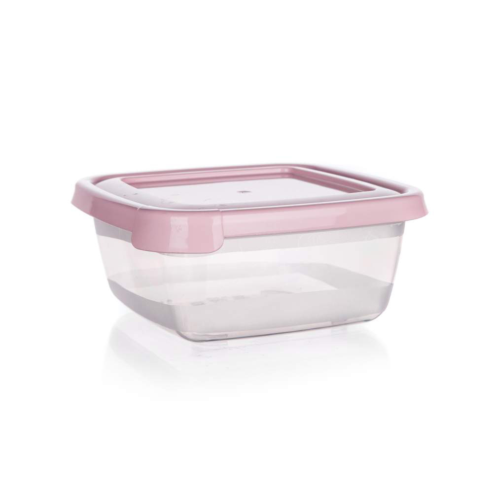 banquet-culinaria-plastic-food-container-with-pink-lid-500ml