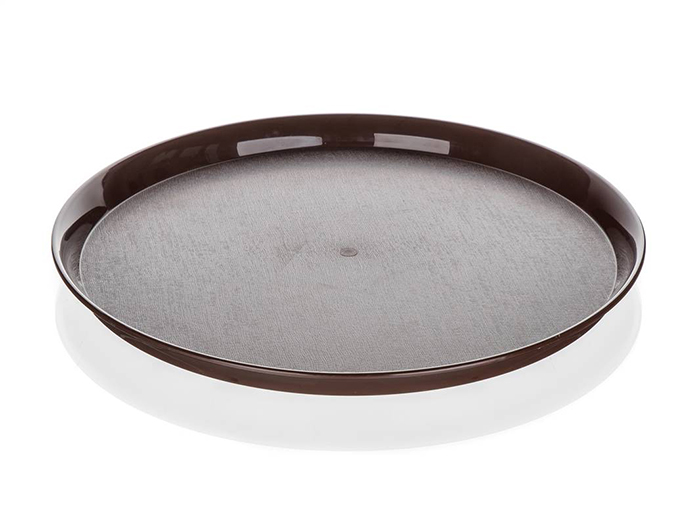 banquet-culinaria-round-plastic-serving-tray-brown-32cm-x-2cm