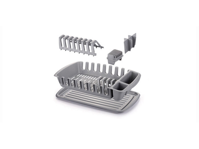 tescoma-cleankit-grey-dish-drainer-with-tray