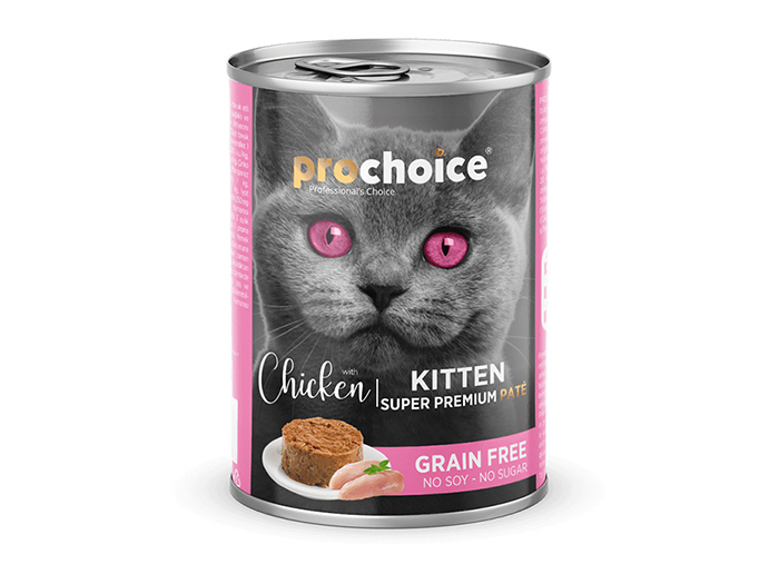 prochoice-kitten-chicken-pate-wet-cat-food-can-400g
